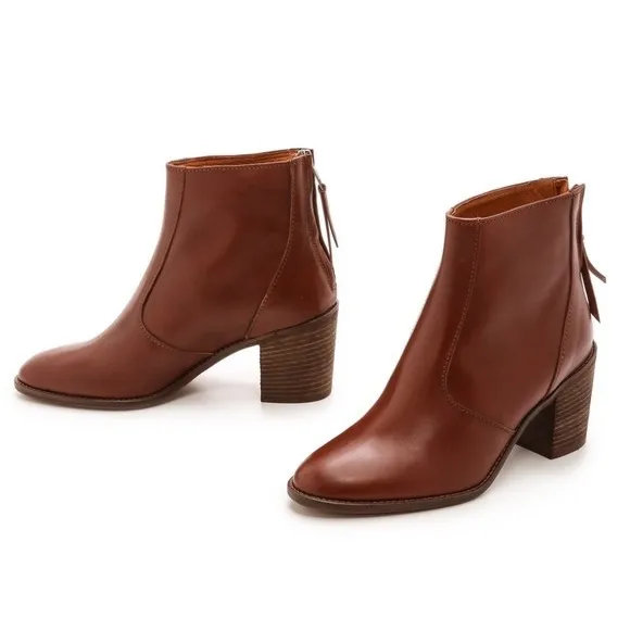 madewell ames leather boots in brown size 6.5