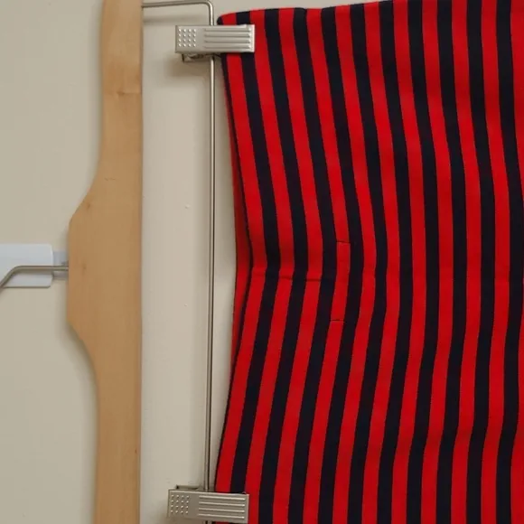 Madewell High Waisted Striped Bodycon Skirt