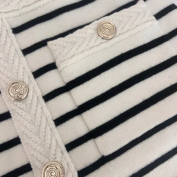 Maje Short striped knit skirt - Size FR 01