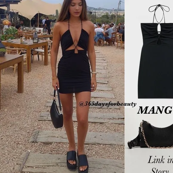 Mango goat leather sandals NWT