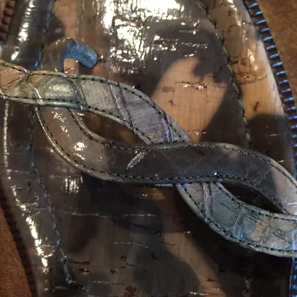 Manolo Blahnik sandals.