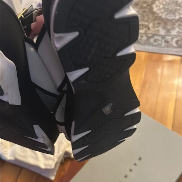Marni Black and White Criss-Cross Women’s Sandals