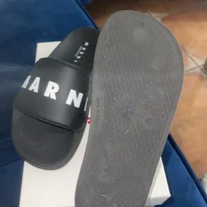 Marni Black Kids Sandals