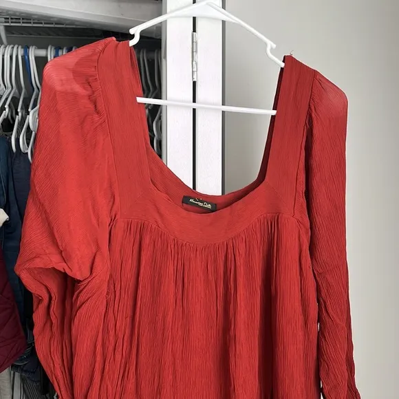 Massimo Dutti Rust Dress, worn twice