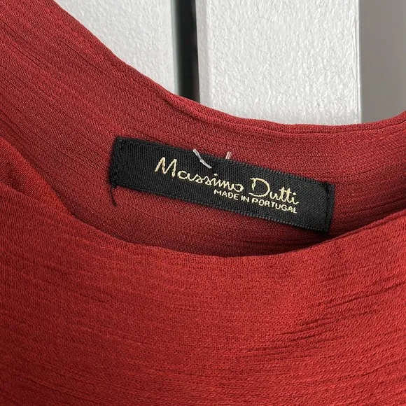 Massimo Dutti Rust Dress, worn twice