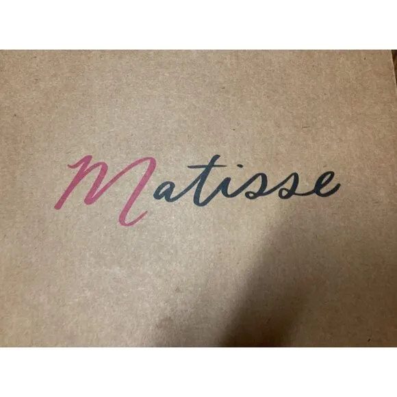 Matisse Women's 8M Black Leather Western Boots Booties - New in Box