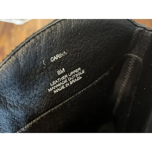 Matisse Women's 8M Black Leather Western Boots Booties - New in Box