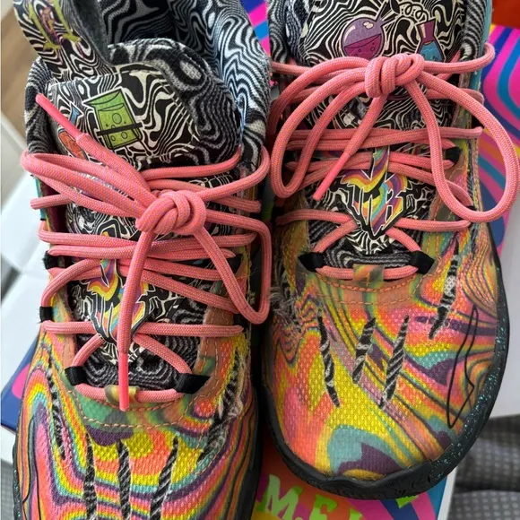 Melo dexters lab limited edition kids basketball shoes puma lamelo ball rare mb3