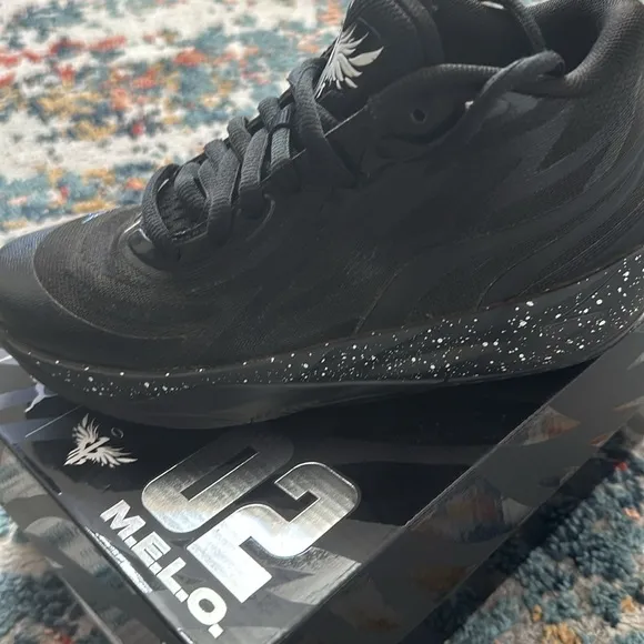M.E.L.O MB.01 PUMA Black Basketball Sneakers Size 10