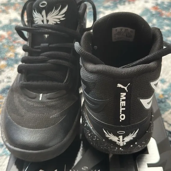 M.E.L.O MB.01 PUMA Black Basketball Sneakers Size 10