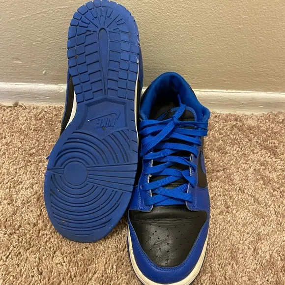 MEN NIKE DUNK LOW RETRO HYPER COBALT Size 9 very good condition