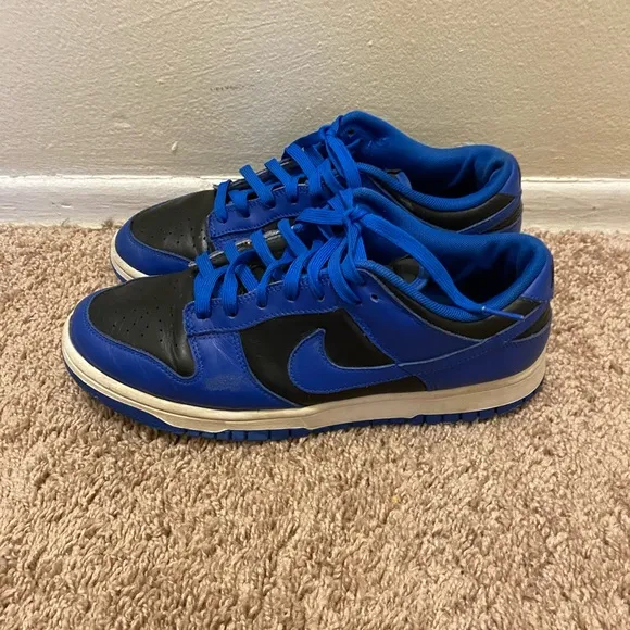 MEN NIKE DUNK LOW RETRO HYPER COBALT Size 9 very good condition