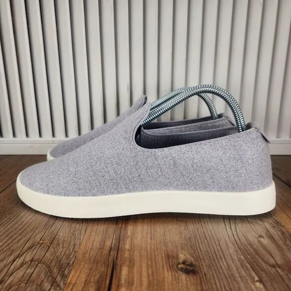 Mens 8 Allbirds Wool Loungers Gray Slip On Casual Comfort Low Loafers Shoes NEW