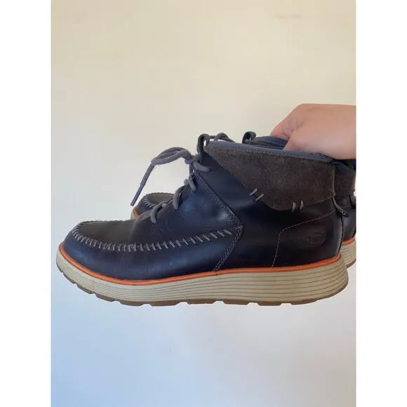 Men’s denim Chaco dixon waterproof leather boots men’s 8.5