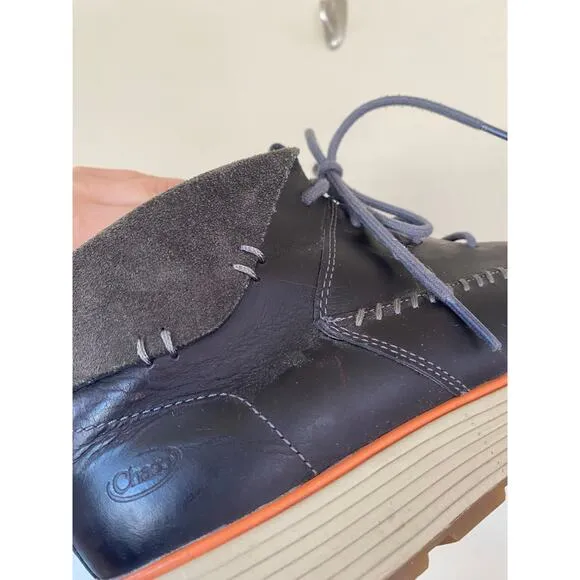 Men’s denim Chaco dixon waterproof leather boots men’s 8.5