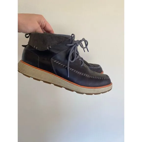 Men’s denim Chaco dixon waterproof leather boots men’s 8.5