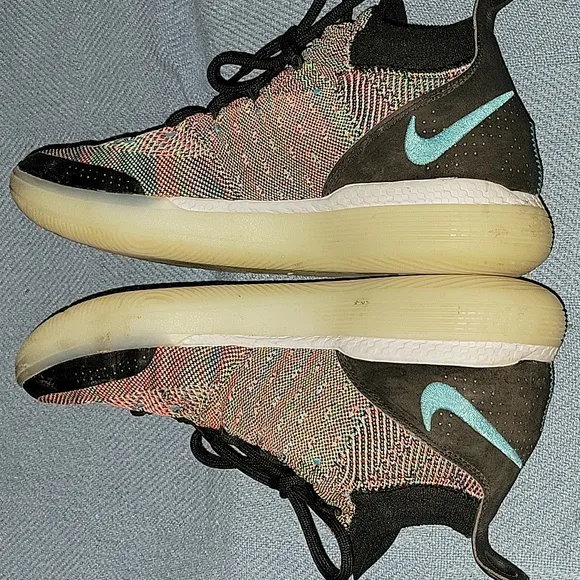 Mens Nike Zoom  KD 11 Multi Color FlyKnit Style Basketball Shoes Size 10