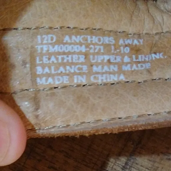 Men's Tommy Bahama Anchor Away Leather Sandals Size 12D