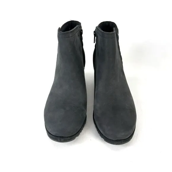 Merrell Tremblant Wedge Bluff Boots Women's 11 Black Suede Waterproof Bootie