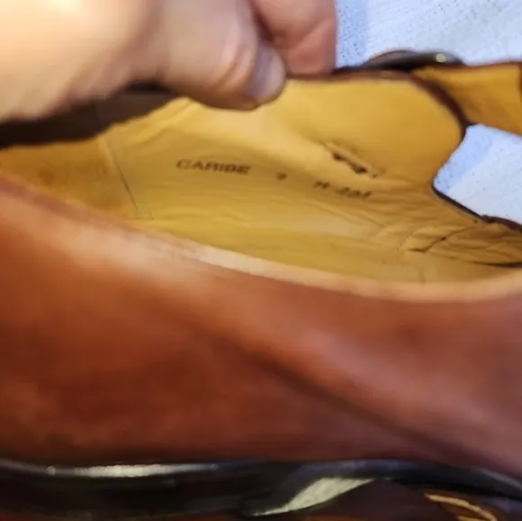 Mezlan‎ Caribe leather closed sandals 9