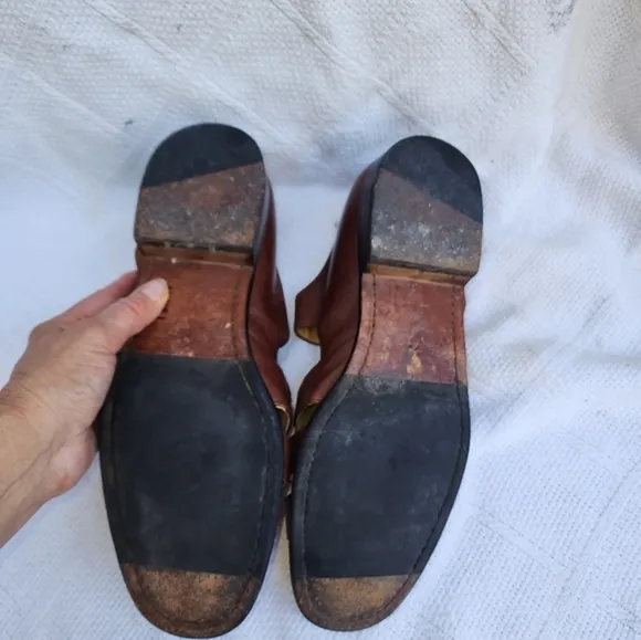Mezlan‎ Caribe leather closed sandals 9