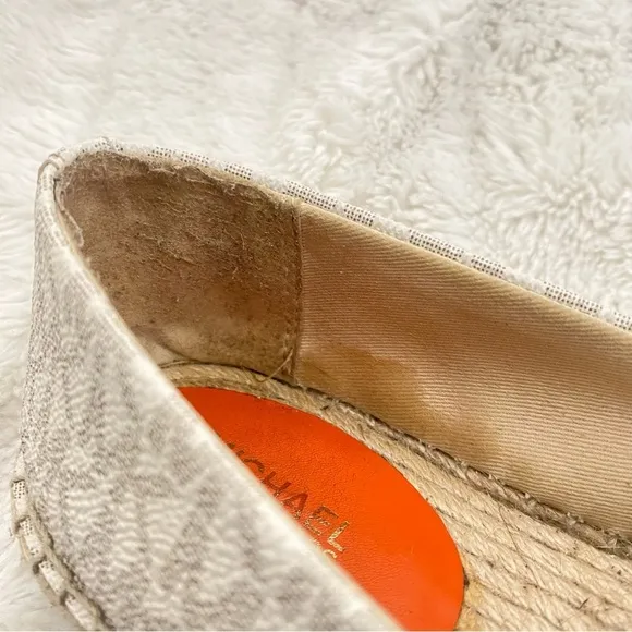 Michael Kors Palm Tree Espadrille Loafers Size 7.5