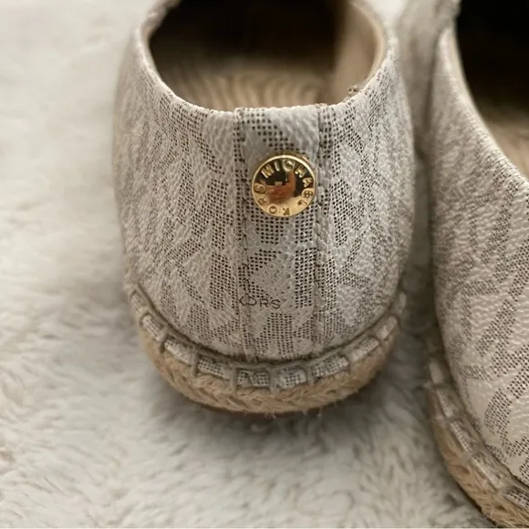 Michael Kors Palm Tree Espadrille Loafers Size 7.5
