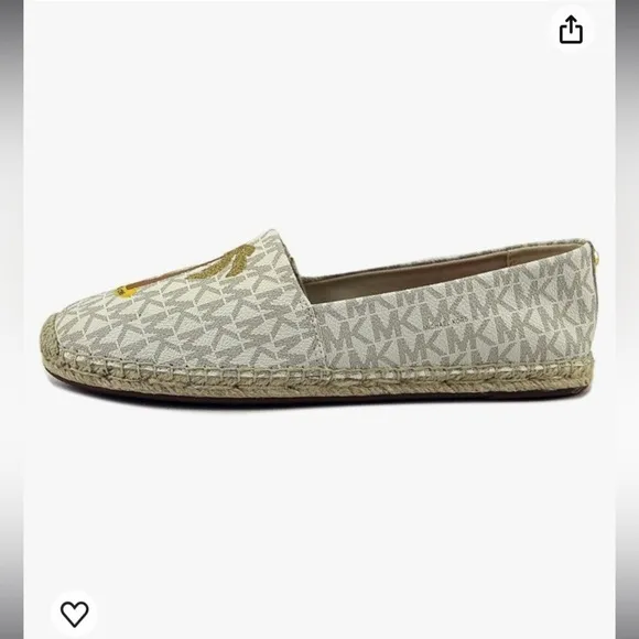 Michael Kors Palm Tree Espadrille Loafers Size 7.5