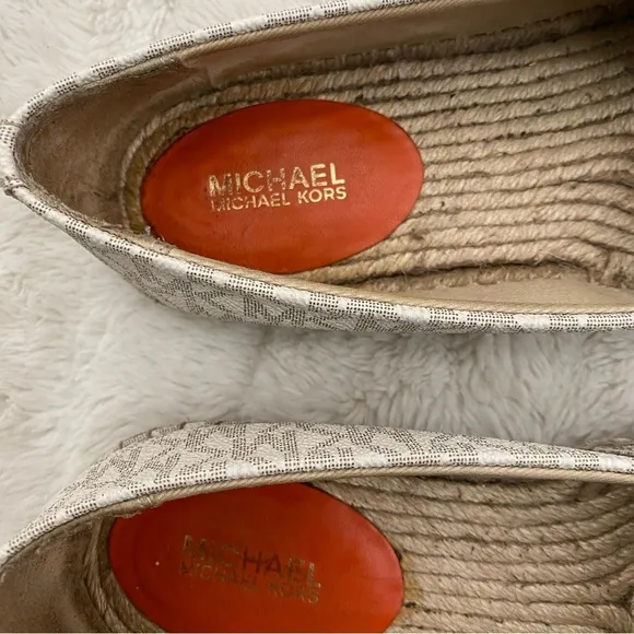 Michael Kors Palm Tree Espadrille Loafers Size 7.5