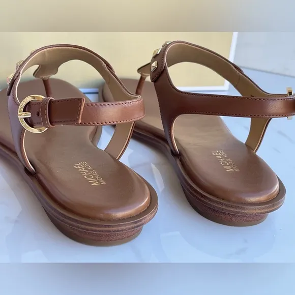 Michael Kors Studded T-Strap Sandals