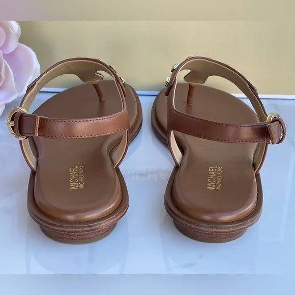 Michael Kors Studded T-Strap Sandals