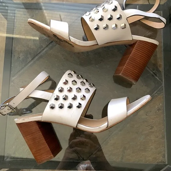 MICHAEL KORS Valencia Ankle Strap Studded Sandals