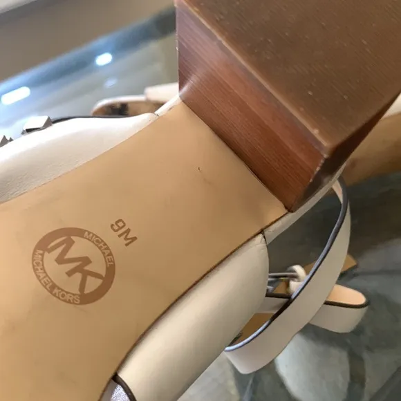 MICHAEL KORS Valencia Ankle Strap Studded Sandals