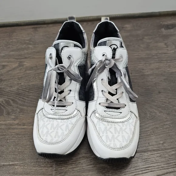 Michael Kors Women's Wedge Heel Sneakers- Cristina Trainer Tennis Shoe