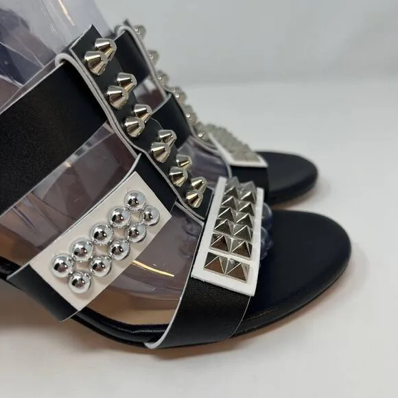 Michele Lopriore Albano Women's Studded Leather Sandals Size 40