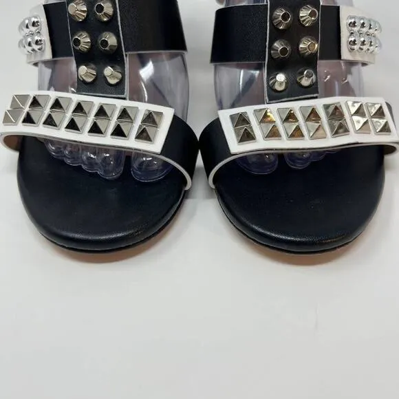 Michele Lopriore Albano Women's Studded Leather Sandals Size 40