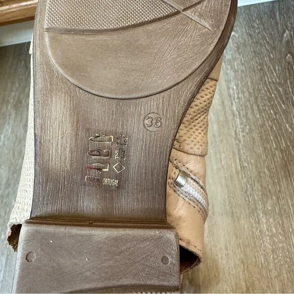 Miz Mooz Leather Side Zip Darcie Sandals