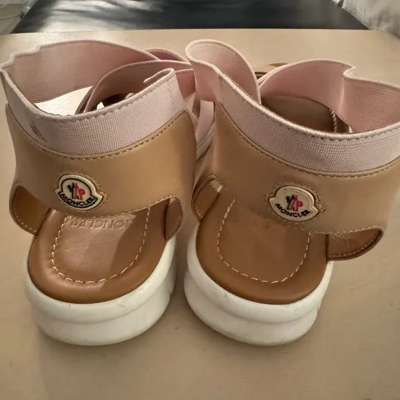 Moncler two tone sandals