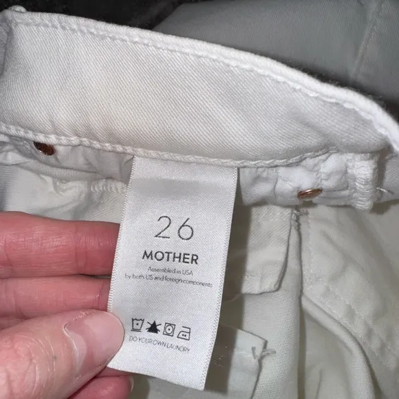 MOTHER The Dropout Glass Slipper Jeans Size 26