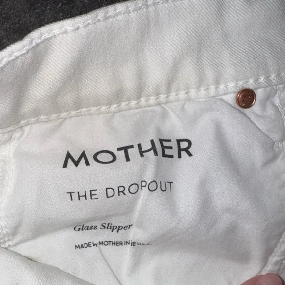 MOTHER The Dropout Glass Slipper Jeans Size 26
