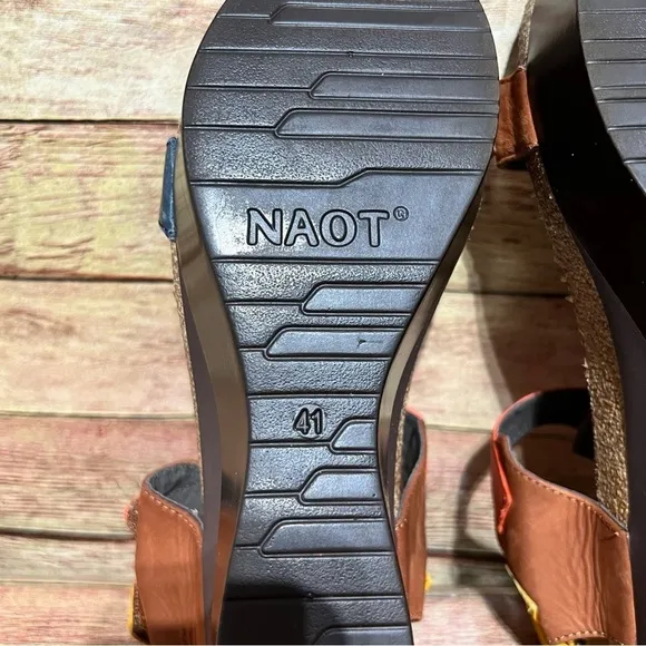 Naot Leather Miracle Strap Sandals