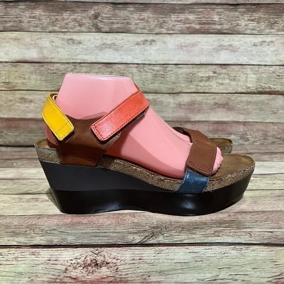 Naot Leather Miracle Strap Sandals
