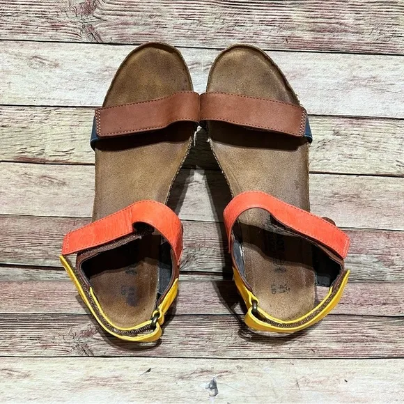 Naot Leather Miracle Strap Sandals