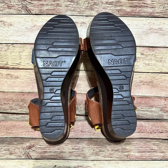 Naot Leather Miracle Strap Sandals