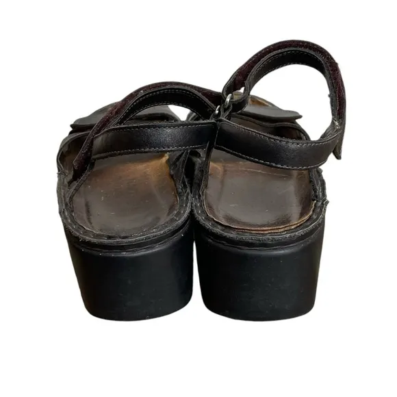 NAOT Leather Orthopaedic Sandals Black 39