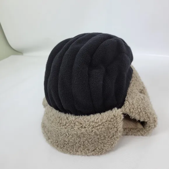 Nathaniel Cole Crowncap Warm Trapper Sherling Hat Boys Sz XL
