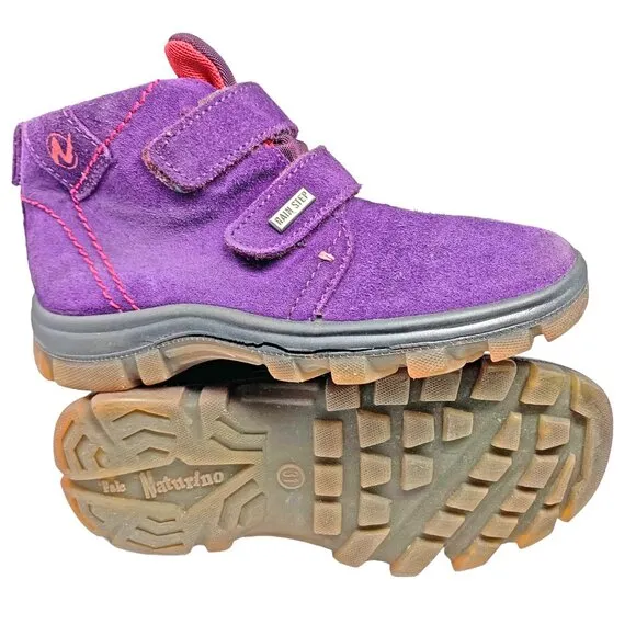 Naturino‎ Rainstep  Purple Suede Waterproof Winter Boots