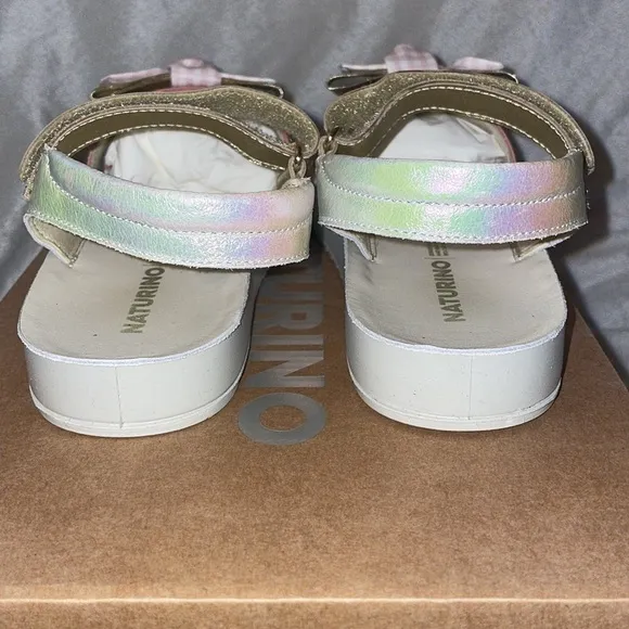 NATURINO SUMATRA Leather sandals in Pink
