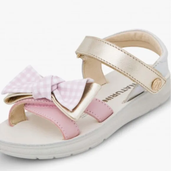 NATURINO SUMATRA Leather sandals in Pink