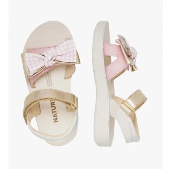 NATURINO SUMATRA Leather sandals in Pink
